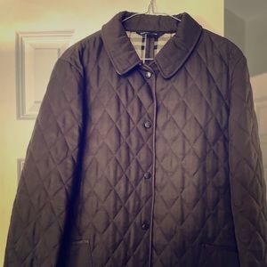 Burberry quilted button trench jacket